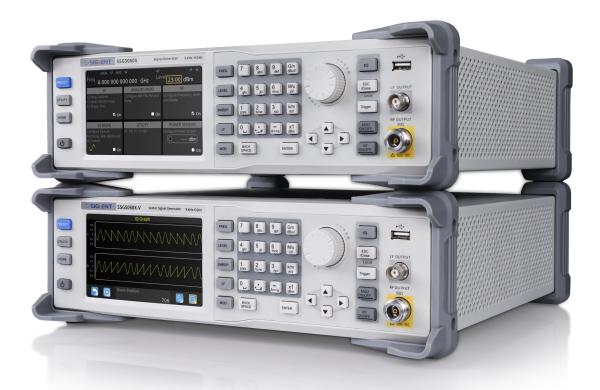 SSG5000X SERIES 6GHZ RF ANALOG/VECTOR SIGNAL GENERATORS