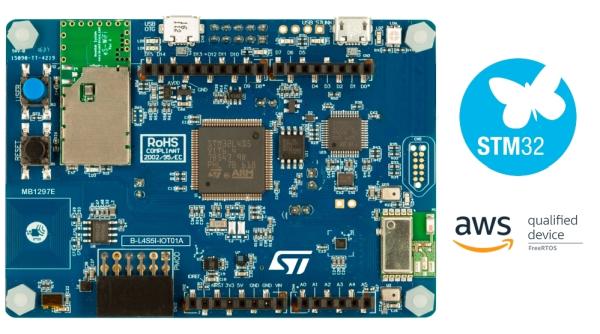 STM32L4+ DISCOVERY KIT IOT NODE, LOW-POWER WIRELESS, BLE, NFC, WIFI