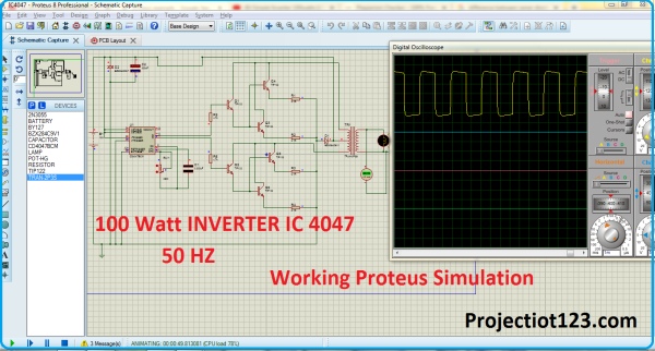 100-Watt-INVERTER-USING-IC-4047