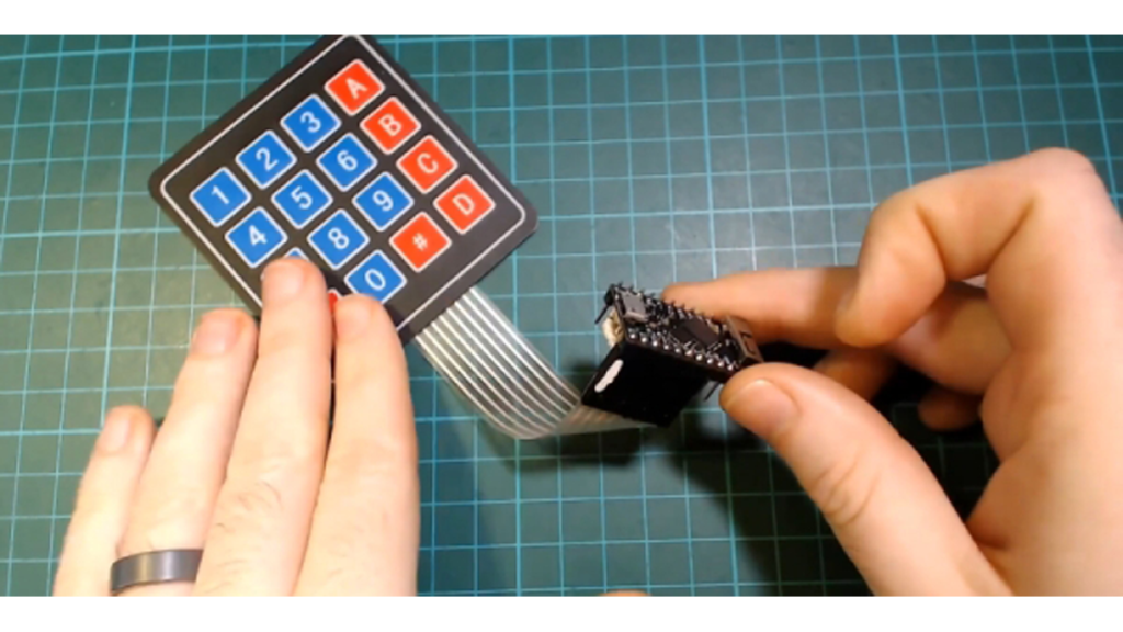 EMULATING A BLUETOOTH KEYBOARD WITH THE ESP32