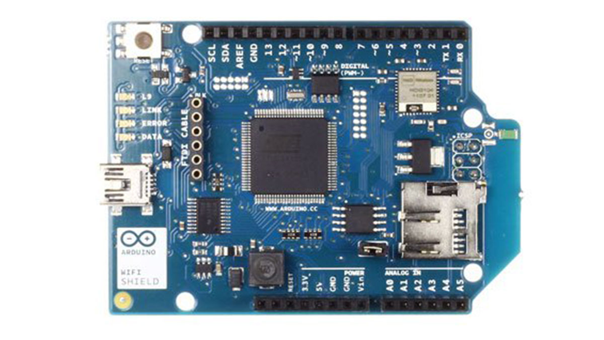 The Arduino Wifi Shield is now available