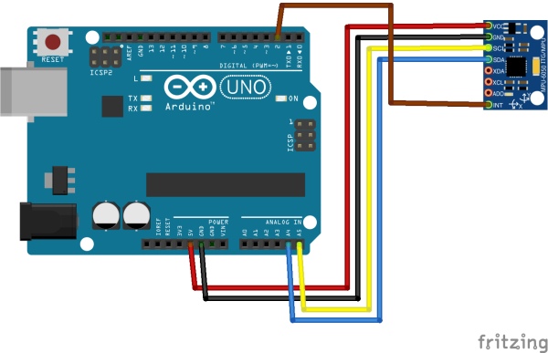 Arduino Sketch MPU6050 DMP6