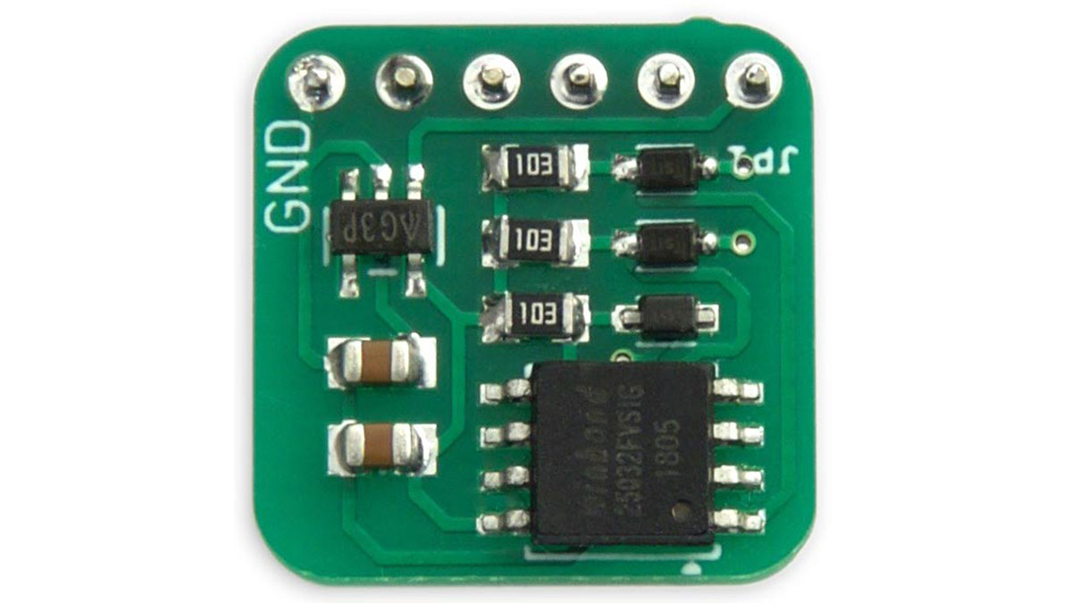 SIMPLE DATAFLASH BOARD PLUGS INTO AN ARDUINO TO PROVIDE 4MBYTES OF EEPROM