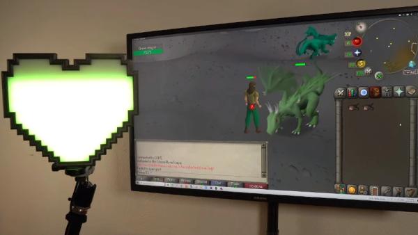 LED HEART KEEPS TABS ON YOUR RUNESCAPE CHARACTER