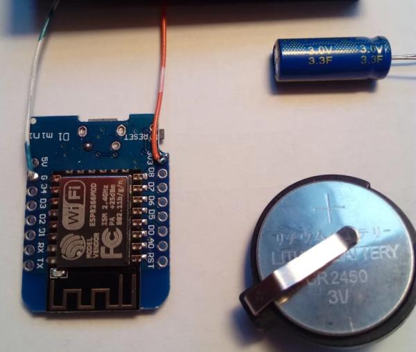 Remote Control ESP8266 With Coin Cell