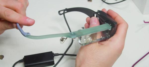CUTTING A WEARABLE DISPLAY IN HALF IS HARDER AND SIMPLER THAN IT SEEMS