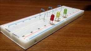 Assemble LED on the Breadboard