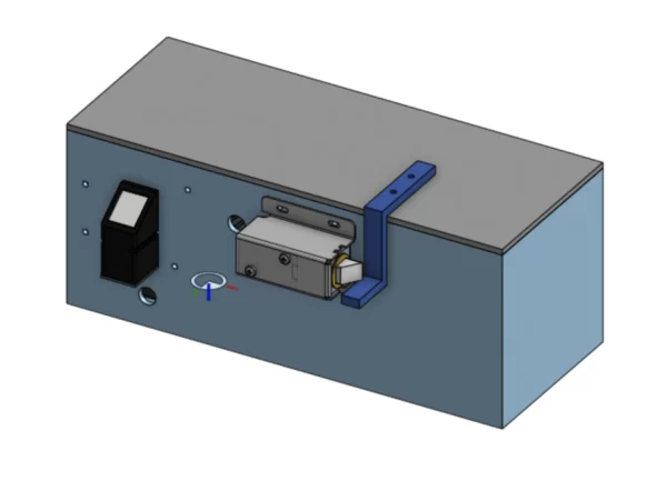 Step 4: CAD Model for Fingerprint Lock Box