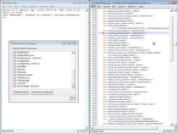 IDLE Python to program an Arduino board