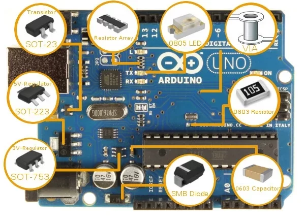 contain a transistor or a regulator Schematic of arduino uno