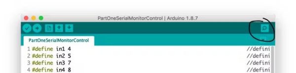 Open the Serial Monitor