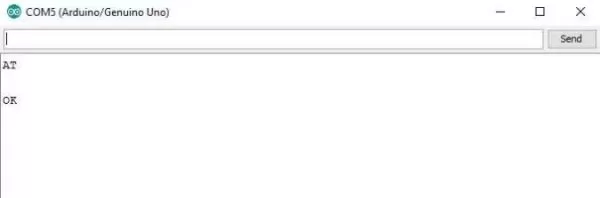 Send “AT” and wait for the response