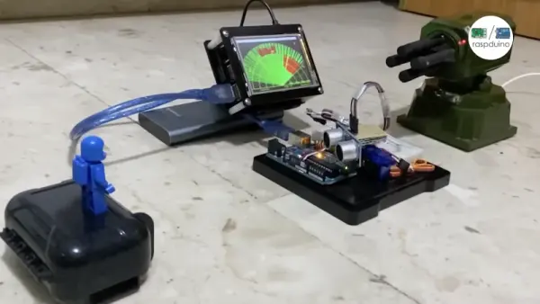 ARDUINO POWERED MISSILE SYSTEM USES ULTRASOUND TO AIM