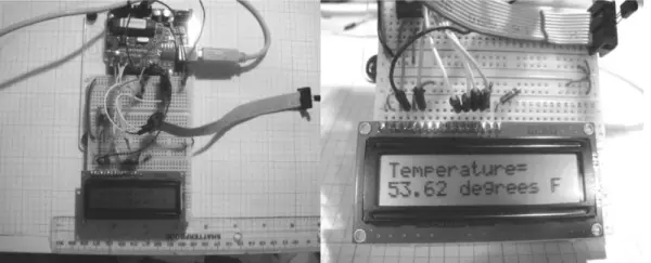 Figure 21. The LCD electronic thermometer prototype