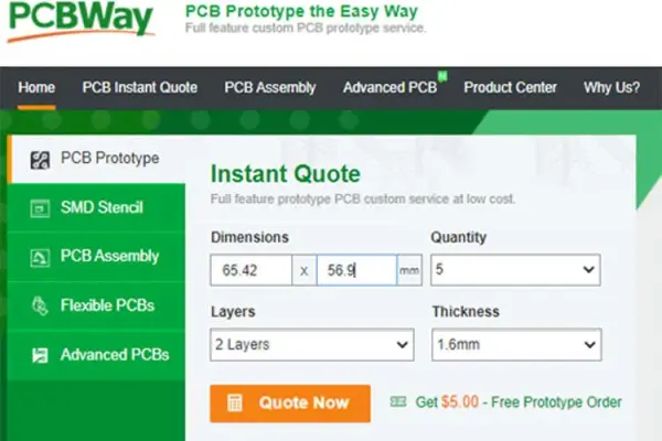 PCBWay-Website-Page