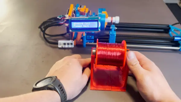 ARDUINO CONTROLLED COIL WINDER