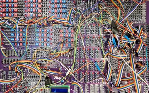 CPU BUILT FROM DISCRETE TRANSISTORS