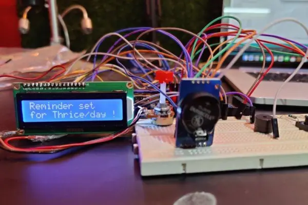Arduino Based Medication Alert System with RTC Integration