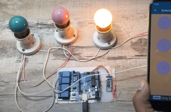 Arduino Based Smartphone Controlled Light System