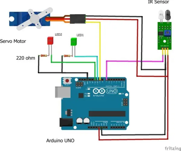 Arduino Powered Door Automation with Motion Sensor