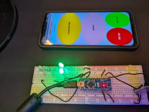 Innovative Keyless Bike Technology Arduino and Android App Integration