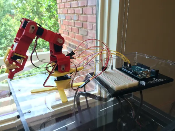 3D printed Arduino controlled arm