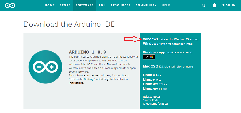 Update Arduino IDE