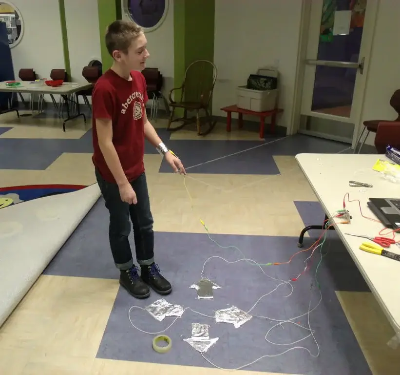 Makey Makey Dance Floor Project