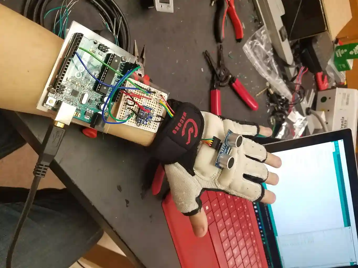 Ultrasonic Sensory Device for the Visually Impaired