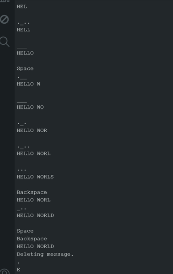 Microcontroller Morse Code System