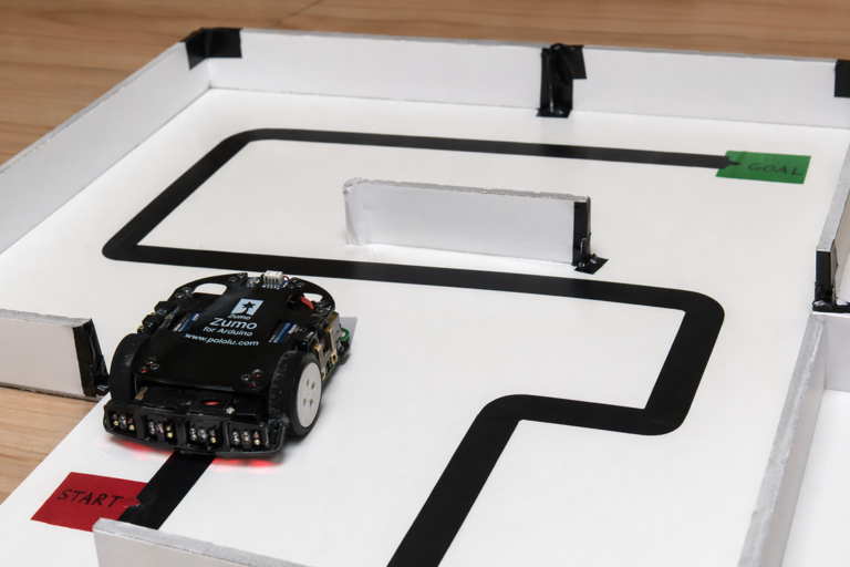 Zumo Maze Solver using Arduino Uno